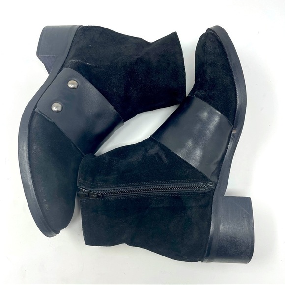 Stelle Monelle Black Suede Leather Ankle Boots – Size 36 (Made in Italy) - Picture 3 of 10